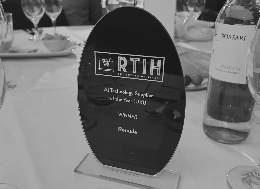 Renude wins AI Technology Supplier of the Year award